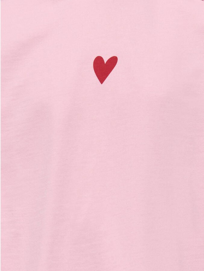 ONLY KIDS GIRL hoodie met backprint roze - Foto 3