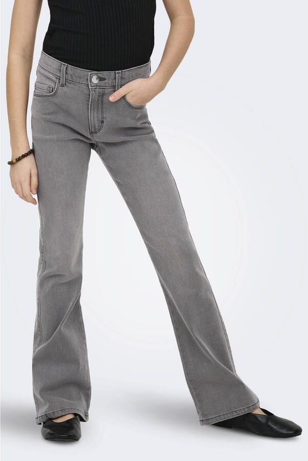 ONLY KIDS GIRL KOGBLAIR flared jeans grey denim