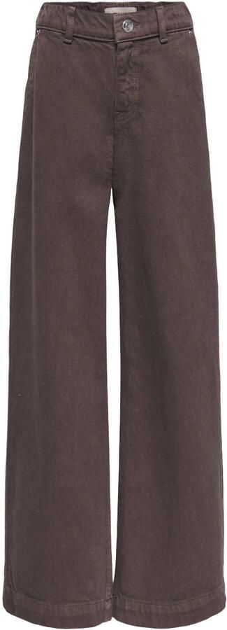 ONLY KIDS GIRL KOGCOMET wide leg jeans bruin