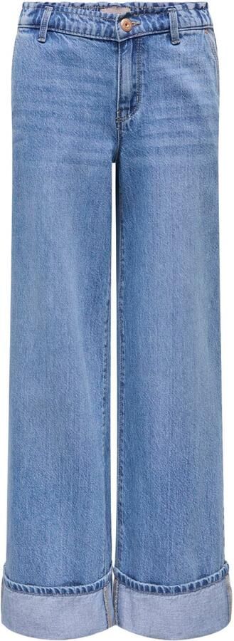 ONLY KIDS GIRL KOGCOMET wide leg jeans lichtblauw