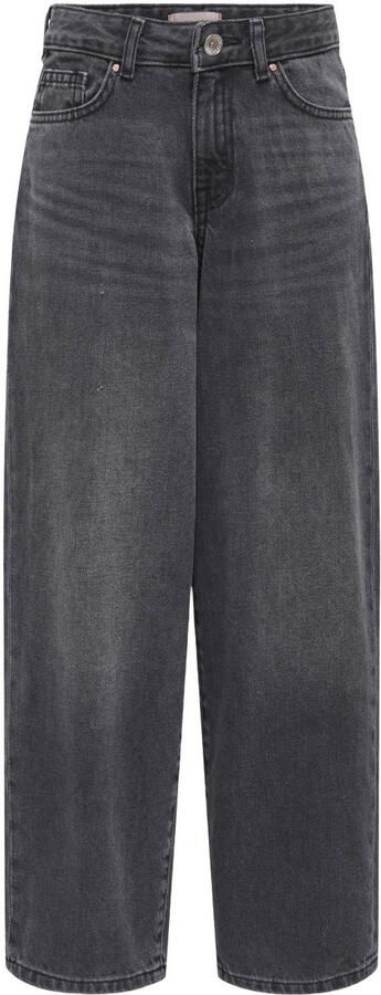 ONLY KIDS GIRL KOGGIANNA-ELLA baggy straight leg jeans zwart