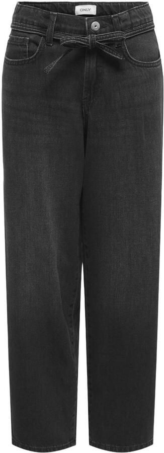 ONLY KIDS GIRL KOGGIANNA straight leg jeans zwart