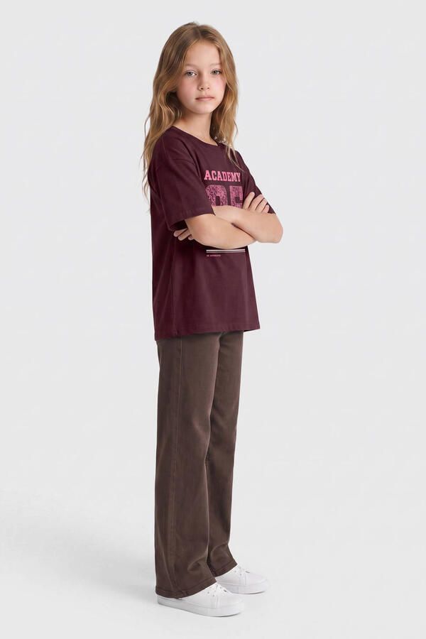 ONLY KIDS GIRL KOGJUICY wide leg jeans donkerbruin - Foto 3