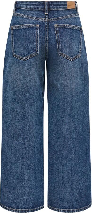 ONLY KIDS GIRL KOGOHIO regular waist wide leg jeans medium blue denim