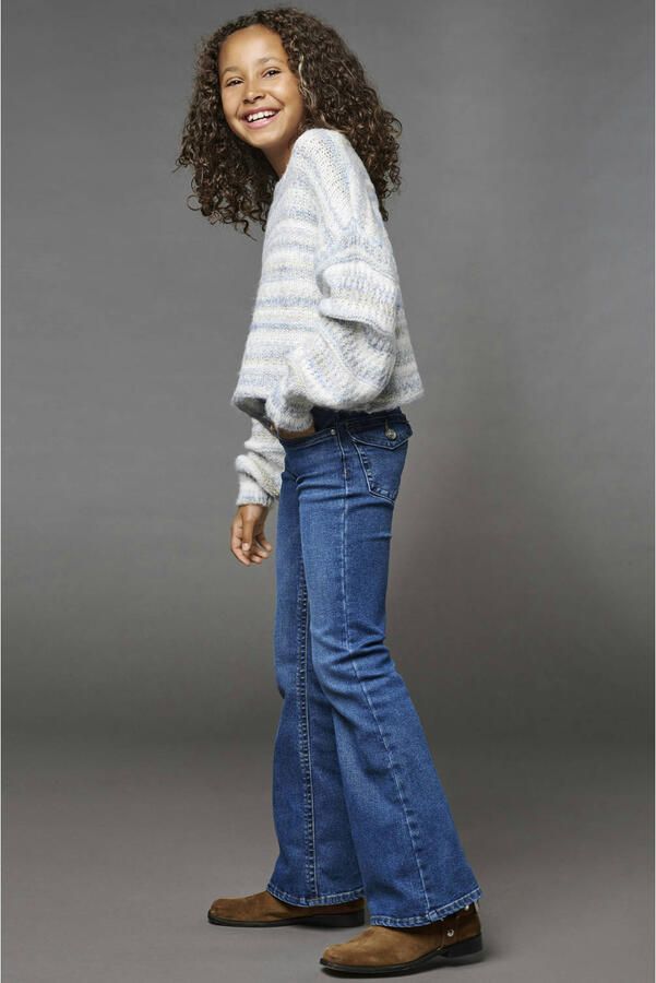 ONLY KIDS GIRL KOGPHOEBE flared jeans mediumblauw - Foto 3