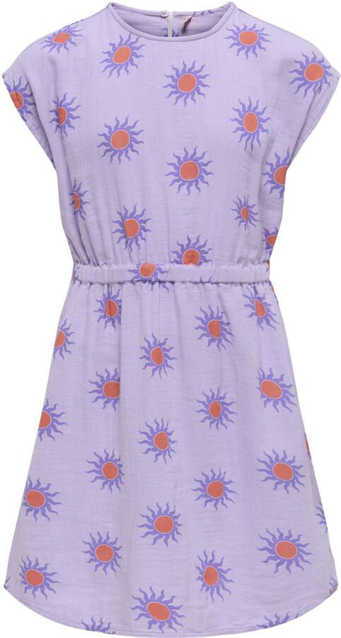 ONLY KIDS GIRL korte jurk lila