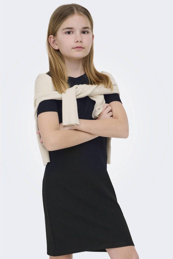 ONLY KIDS GIRL korte jurk zwart