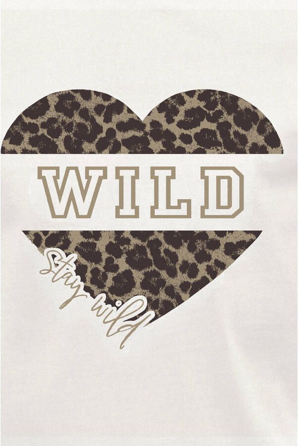 ONLY KIDS GIRL longsleeve met print ecru - Foto 3