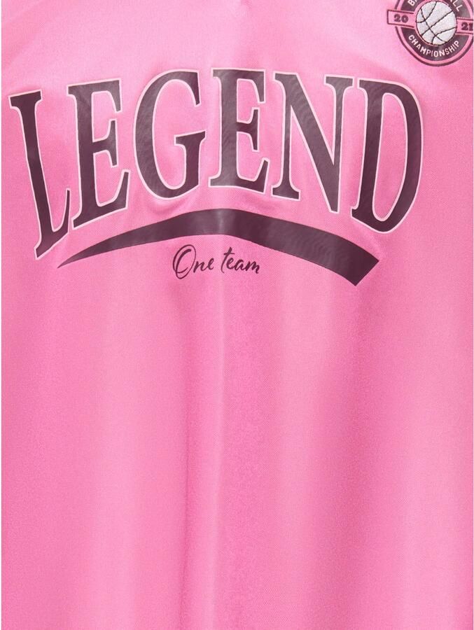 ONLY KIDS GIRL longsleeve met print roze Meisjes Polyester V-hals Printopdruk - Foto 3