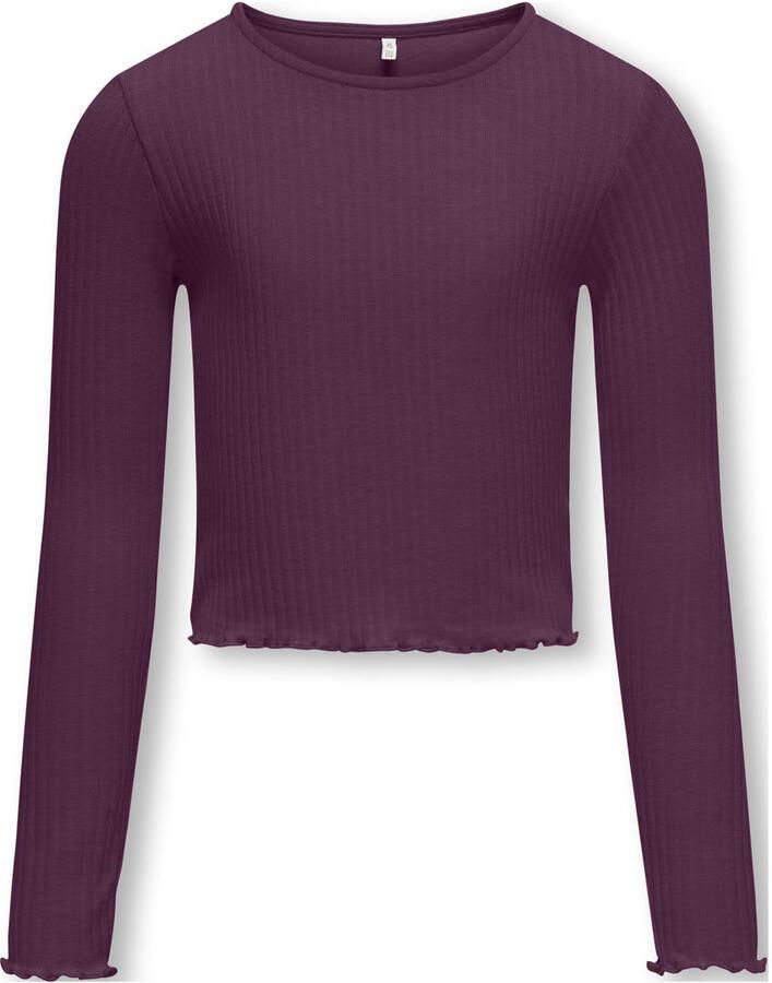 KIDS ONLY Shirt met lange mouwen KOGNELLA L S O-NECK TOP JRS NOOS
