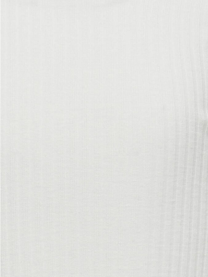 KIDS ONLY Shirt met lange mouwen KOGNELLA L S O-NECK TOP JRS NOOS in korte vorm en met schattige golvende randen aan de zoom - Foto 2