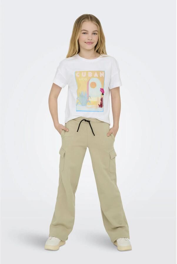 ONLY KIDS GIRL loose casual broek zand
