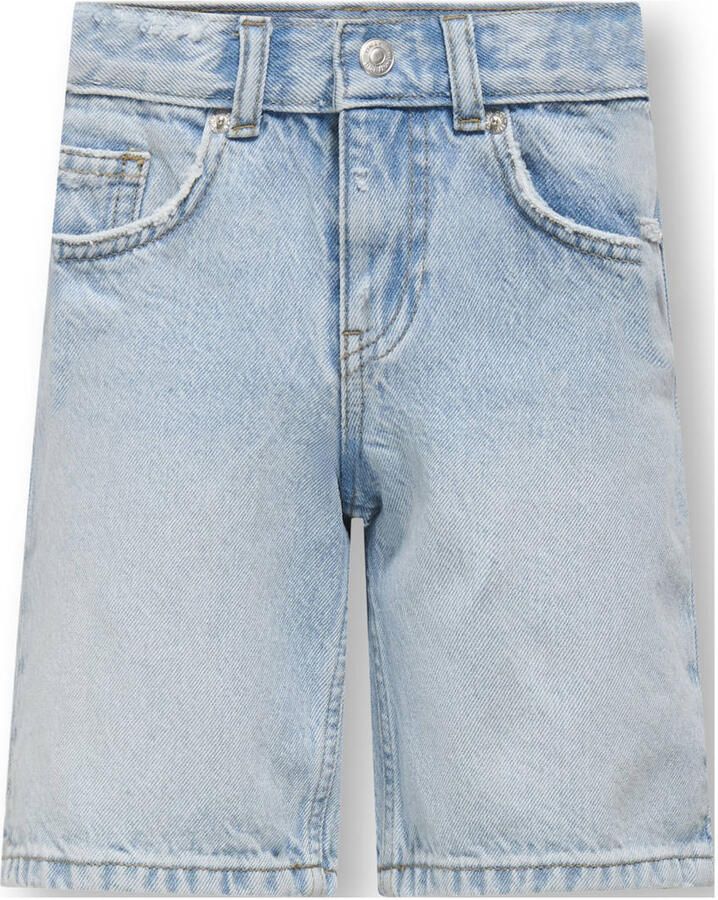 ONLY KIDS GIRL loose denim short light blue denim