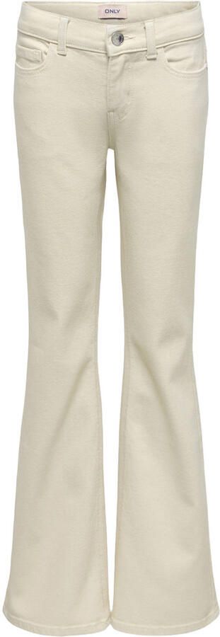 ONLY KIDS GIRL low waist flared jeans ecru