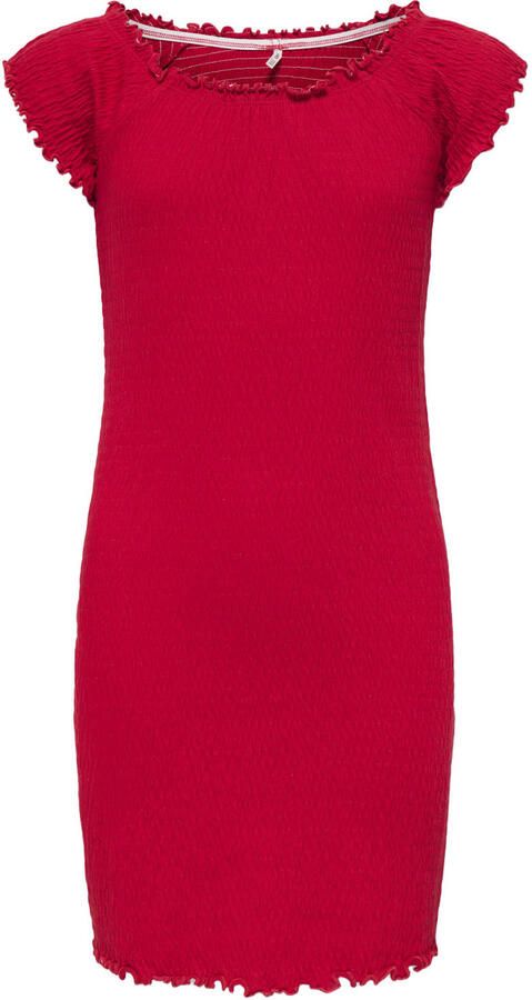 ONLY KIDS GIRL midi jurk rood