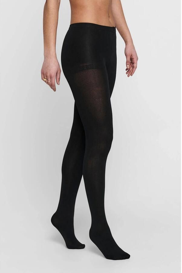 ONLY KIDS GIRL panty KOGKENJA zwart Meisjes Polyester Effen