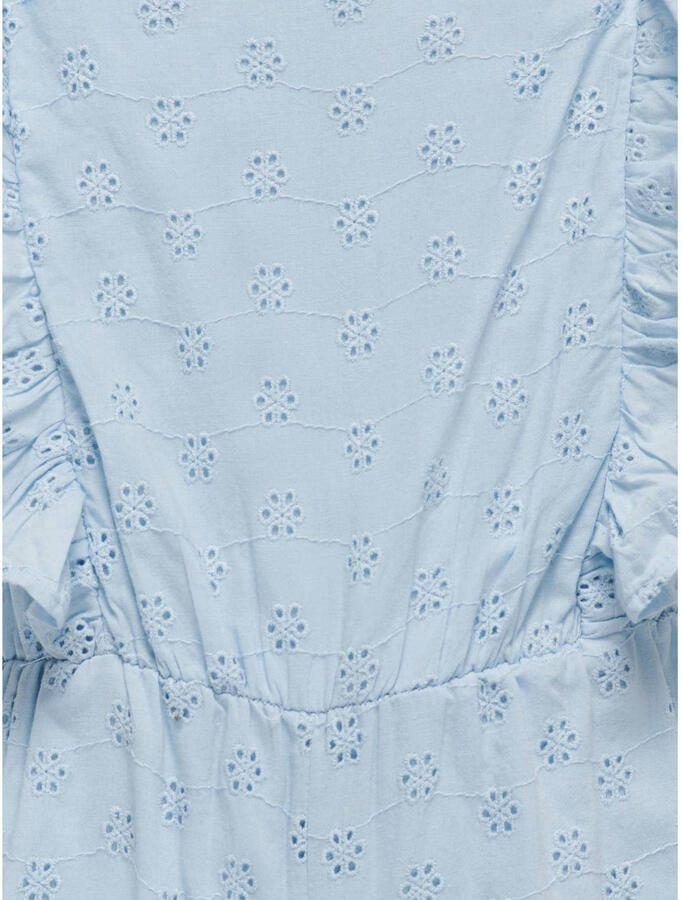 Only KIDS GIRL playsuit KOGELLY met all over print lichtblauw Meisjes Katoen Vierkante hals 116 - Foto 2