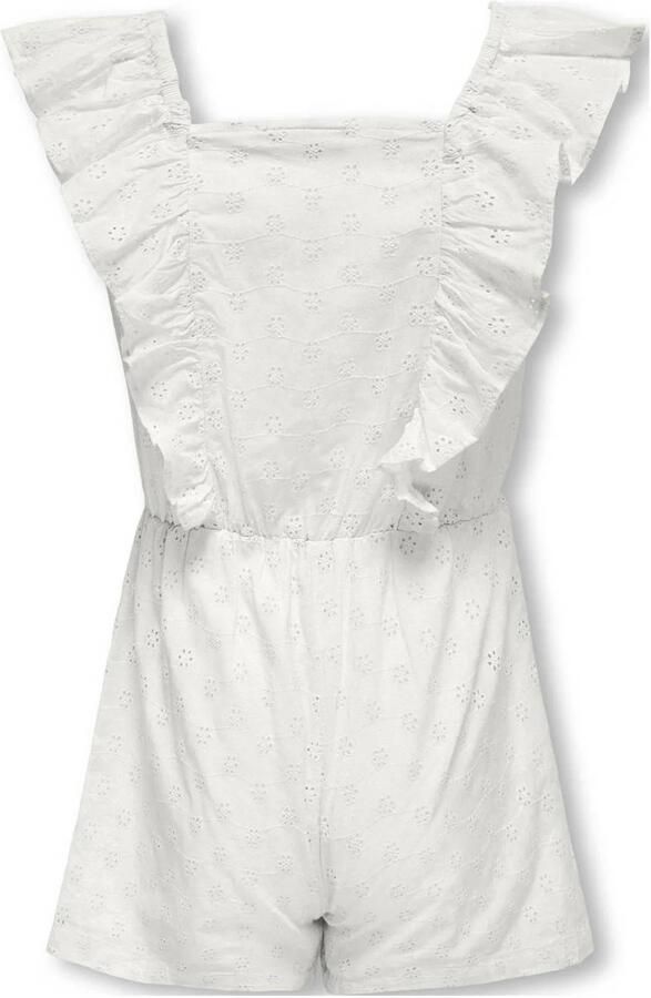 Only KIDS GIRL playsuit KOGELLY met all over print wit Meisjes Katoen Vierkante hals 116 - Foto 2