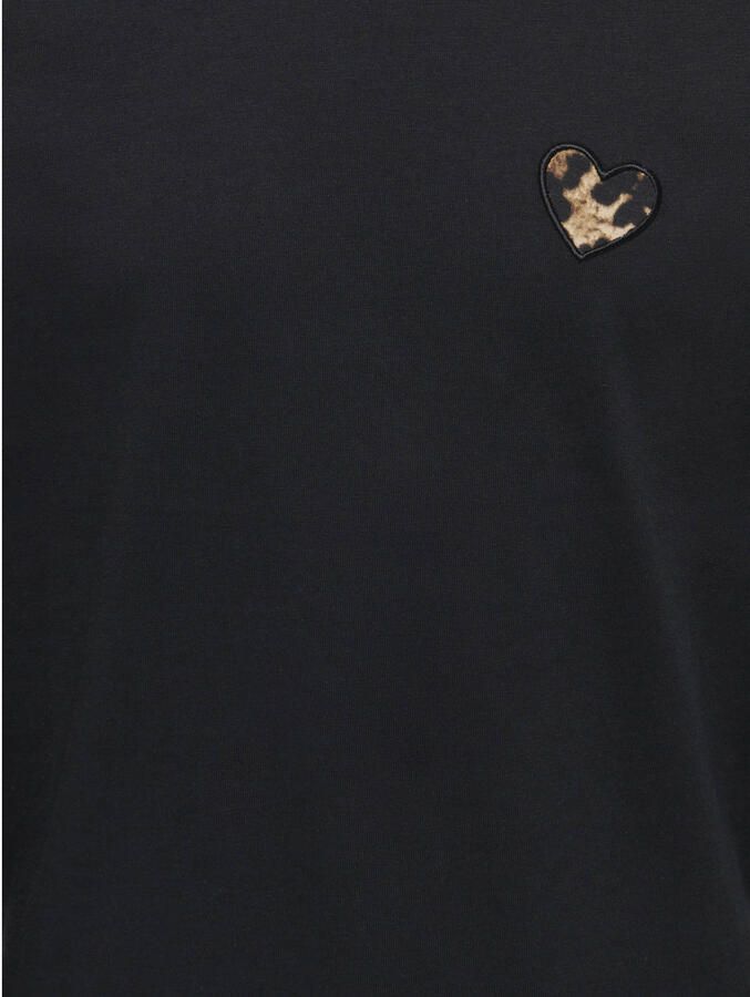 ONLY KIDS GIRL pyjama met panterprint bruin zwart