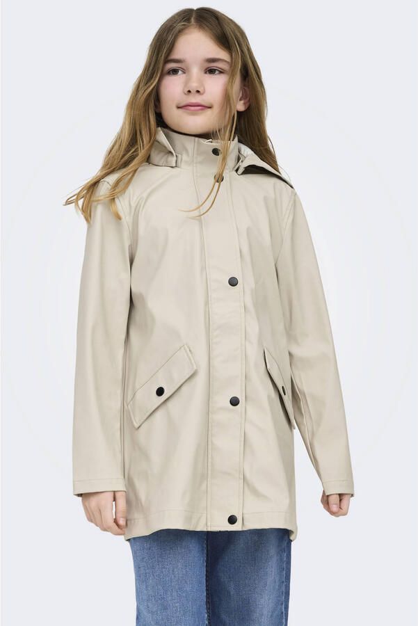 ONLY KIDS GIRL regenjas zand