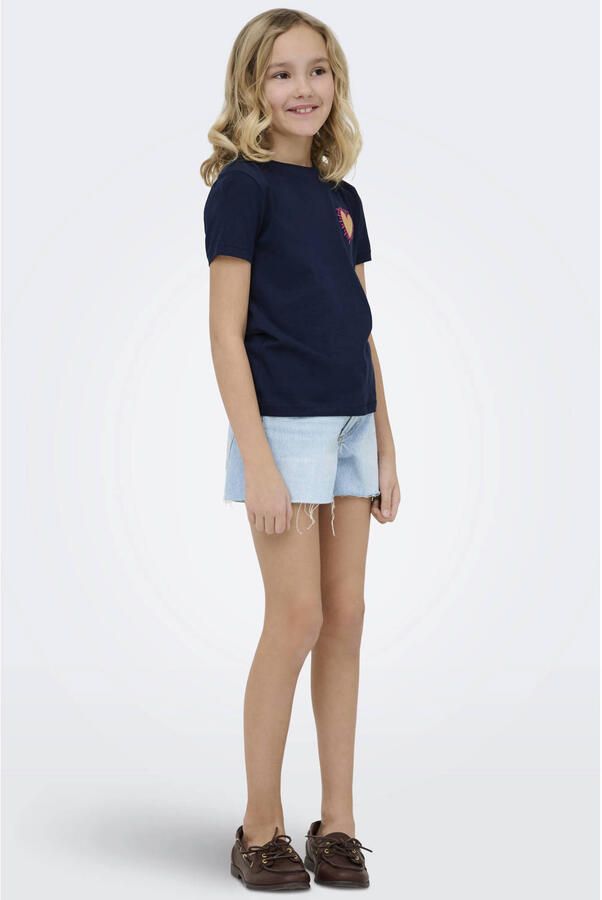 ONLY KIDS GIRL regular waist short light blue denim - Foto 3