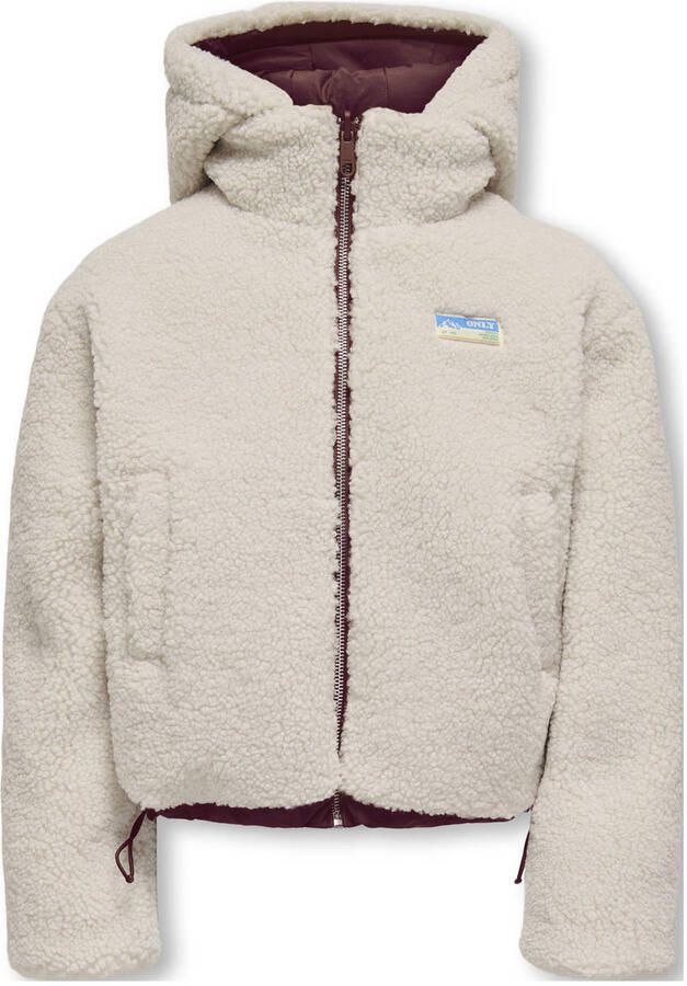 KIDS ONLY Gewatteerde jas KOGMARIA REVERSIBLE PUFFER JACKET OTW als pluche jas of gewatteerde jas draagbaar - Foto 2