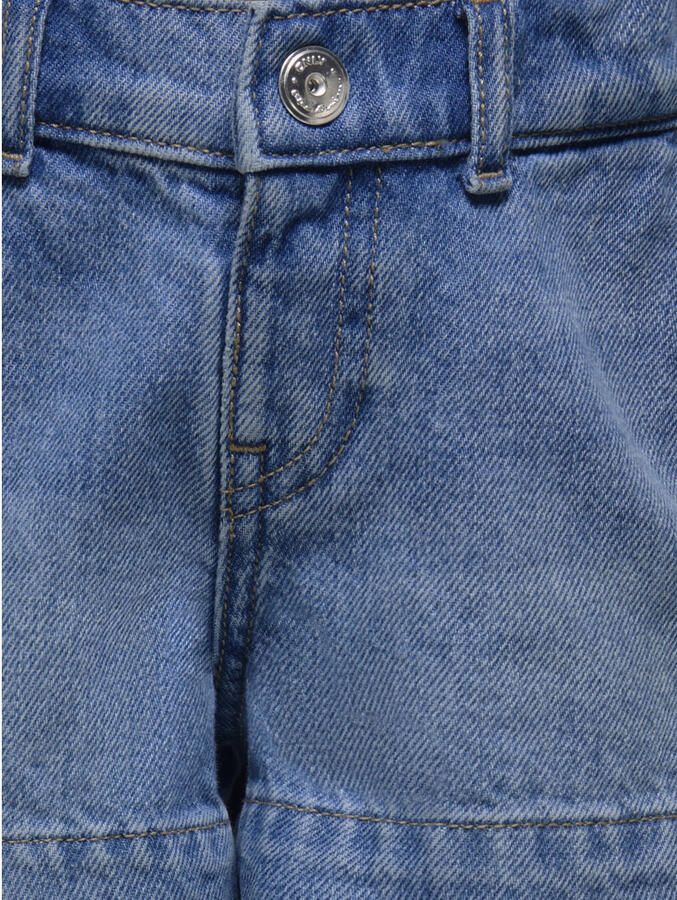 ONLY KIDS GIRL short met hartjes medium blue denim - Foto 2