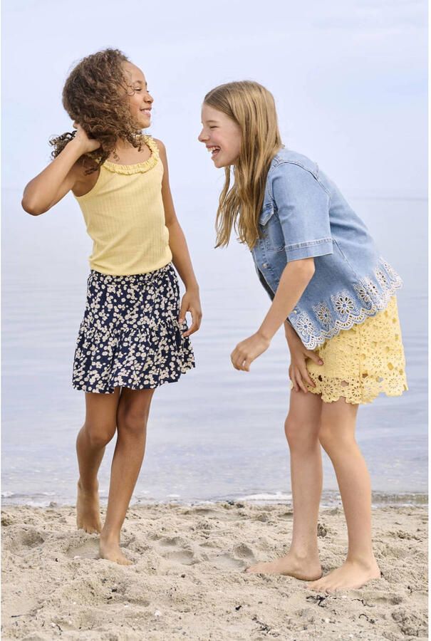ONLY KIDS GIRL skort donkerblauw - Foto 3