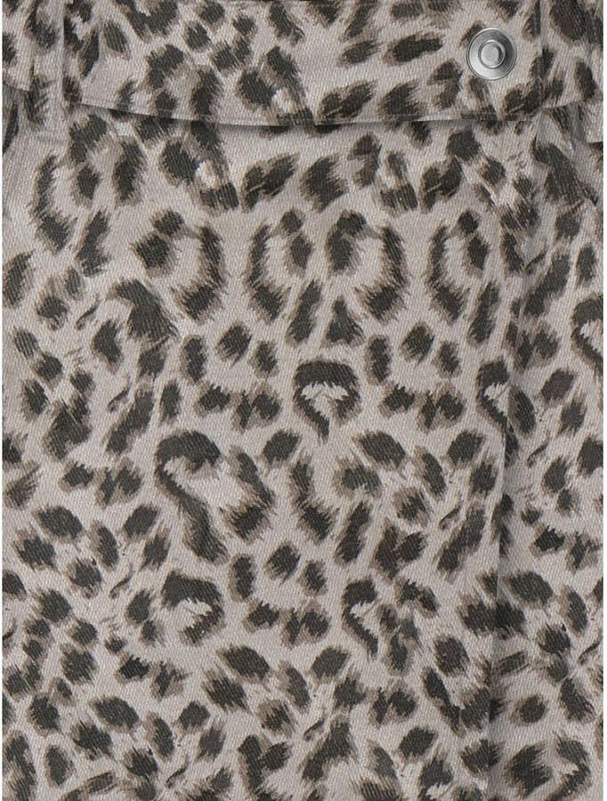 ONLY KIDS GIRL skort met panterprint beige - Foto 3
