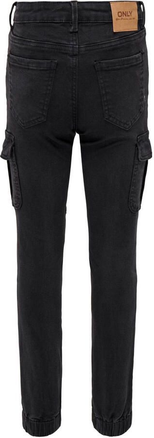 Only KIDS GIRL slim fit cargobroek KOGMISSOURI zwart Jeans Meisjes Stretchdenim 152 - Foto 2