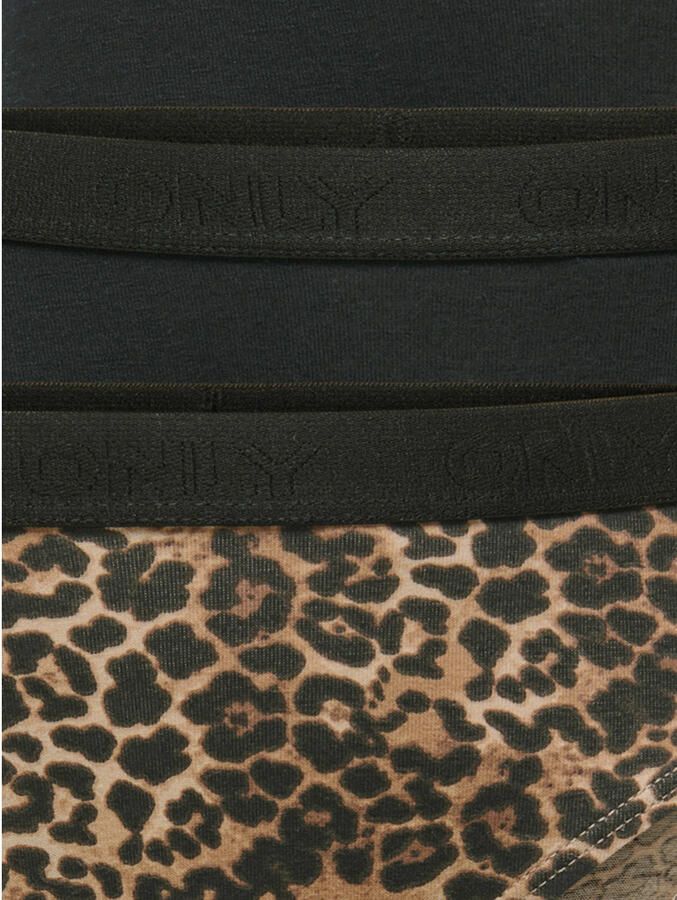 ONLY KIDS GIRL slip bruin zwart (set van 3) - Foto 2