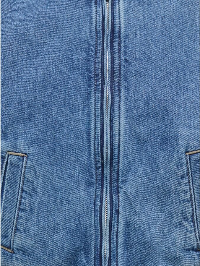 ONLY KIDS GIRL spijkerjas middelblauw Meisjes Denim Klassieke kraag Effen - Foto 2