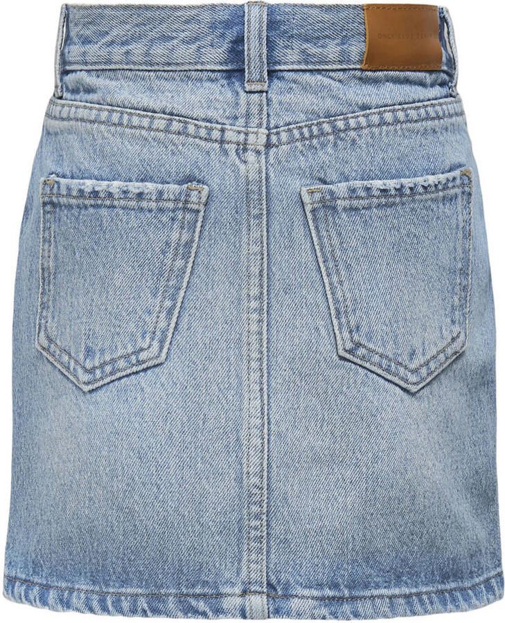 ONLY KIDS GIRL spijkerrok met strass steentjes light blue denim - Foto 2