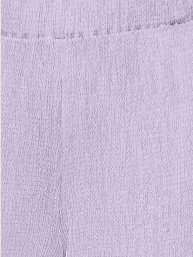 ONLY KIDS GIRL straight casual broek met textuur lila - Foto 2