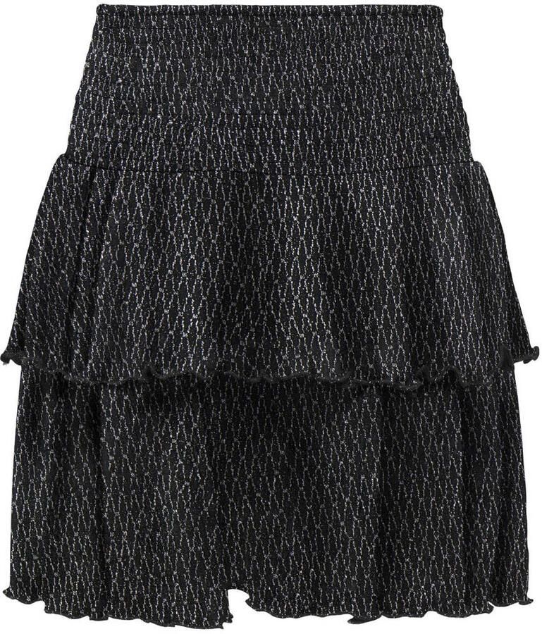 ONLY KIDS GIRL strokenrok met glitter zwart