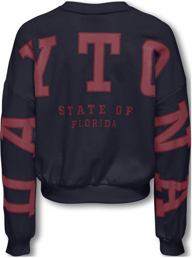 ONLY KIDS GIRL sweater donkerblauw - Foto 2