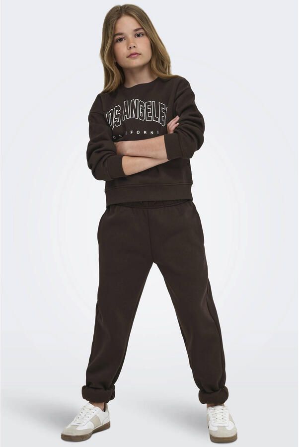 ONLY KIDS GIRL sweater donkerbruin - Foto 3