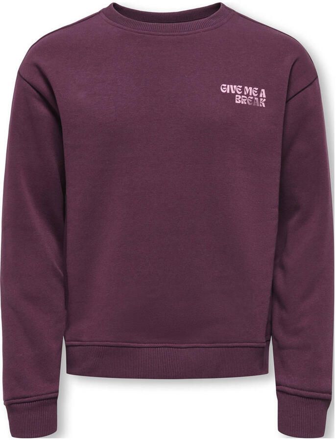 ONLY KIDS sweater donkerrood - Foto 2