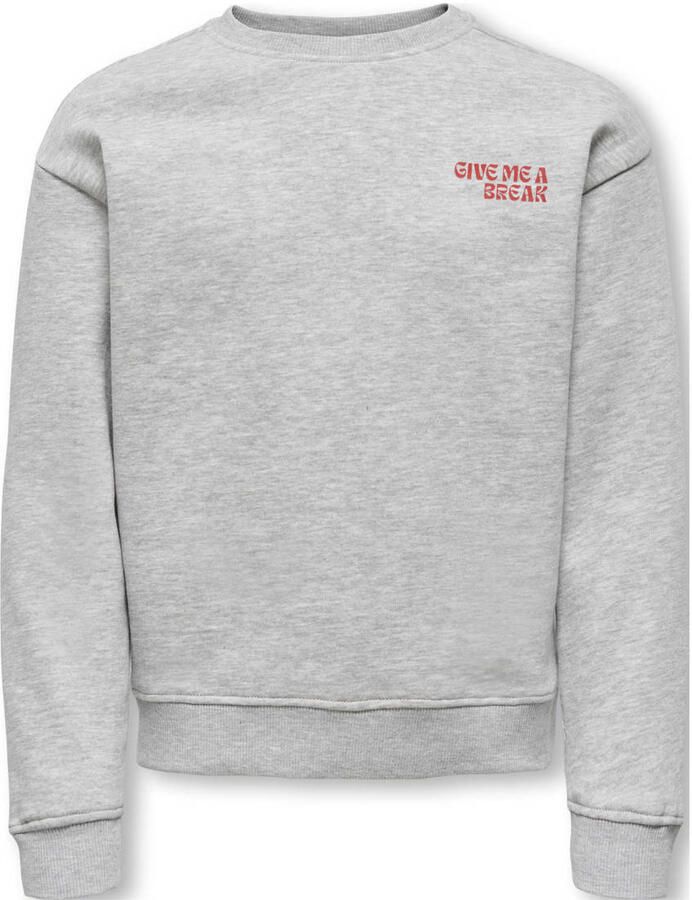 ONLY KIDS sweater grijs melange - Foto 2