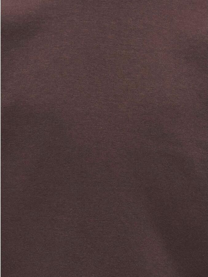 ONLY KIDS GIRL sweater met backprint donkerbruin