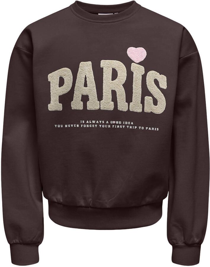 Kids Only Naomie Boxy Printed Sweater Meisjes