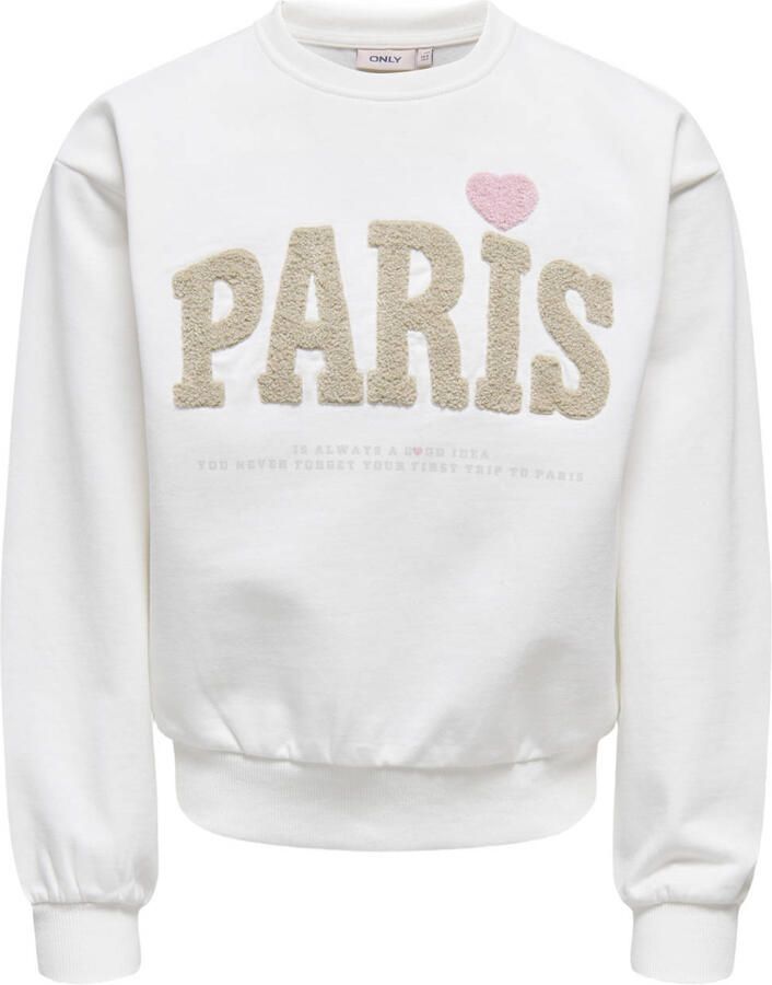 Kids Only Naomie Boxy Printed Sweater Meisjes