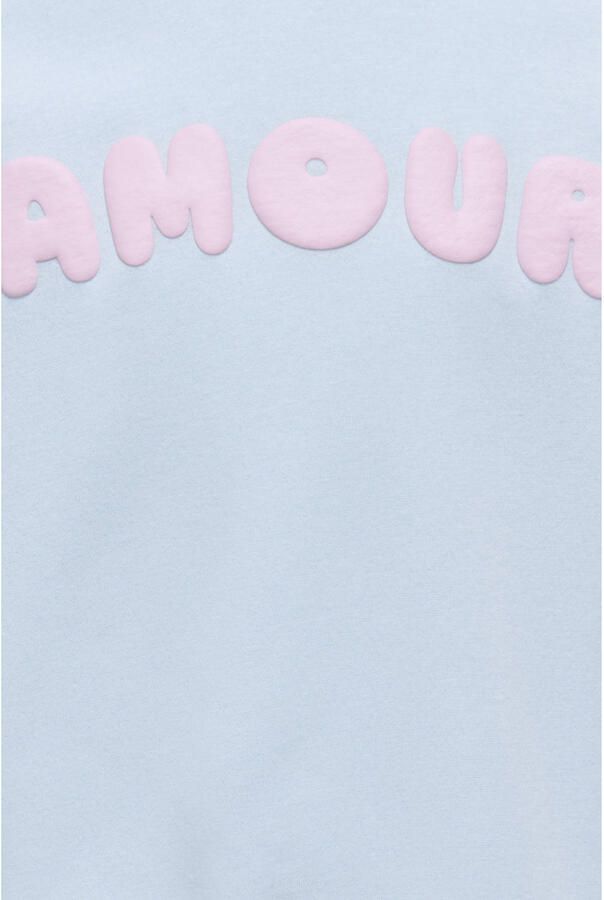 ONLY KIDS GIRL sweater met tekst lichtblauw - Foto 2