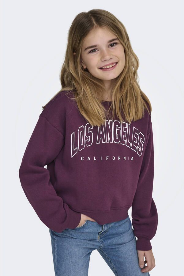 KIDS ONLY Sweatshirt KOGSWEAT LIFE LS CREW O.SIZE STAT CP SWT - Foto 3