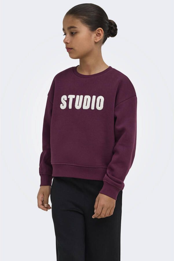 ONLY KIDS GIRL sweater paars