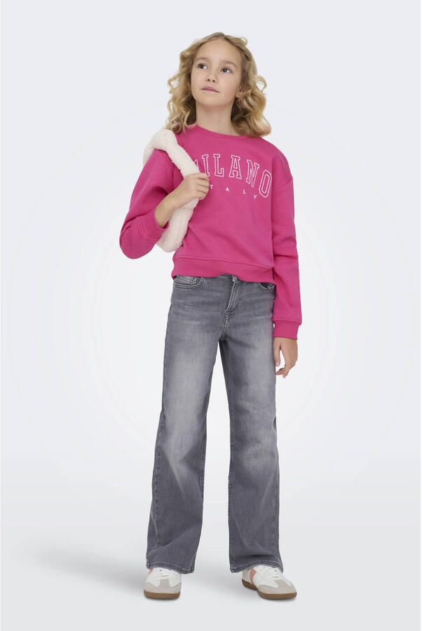 KIDS ONLY Sweatshirt KOGSWEAT LIFE LS CREW O.SIZE STAT CP SWT - Foto 2