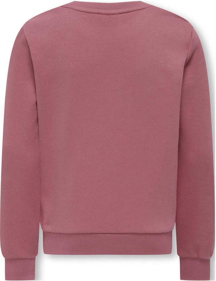 ONLY KIDS GIRL sweater roze met pailletten