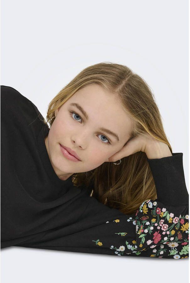 ONLY KIDS GIRL sweater zwart - Foto 3