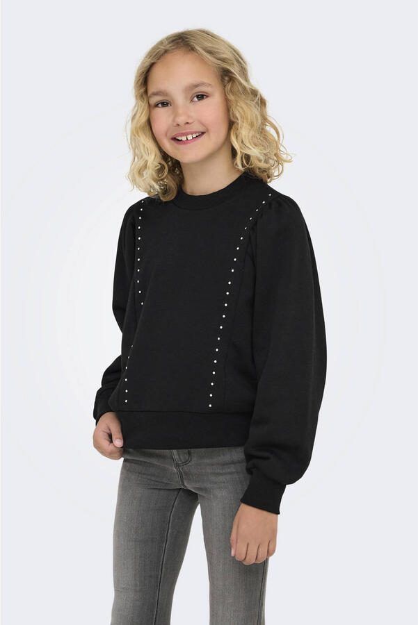 ONLY KIDS GIRL sweater zwart