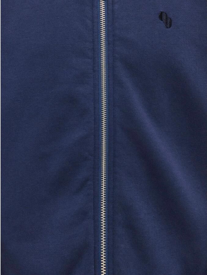 ONLY KIDS GIRL sweatvest donkerblauw Effen - Foto 2